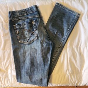 BKE Sierra Straight Leg Blue Jeans